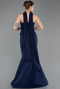 Robe de Soirée Longue Bleu Marine ABU5735