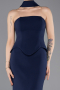 Robe de Soirée Longue Bleu Marine ABU5735