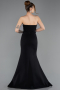 Robe de Soirée Longue Noir ABU5747
