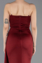 Robe de Soirée Longue Rouge Bordeaux ABU5746