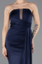 Robe de Soirée Longue Bleu Marine ABU5746