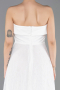 Tenue de Soirée Midi Dantelle Blanc ABK2538