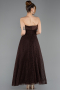 Tenue de Soirée Midi Dantelle Brun ABK2538