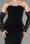Robe de Cérémonie Midi Noir ABK2539