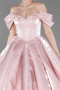Robes De Soirée Grande Taille Longue Satin Poudre ABU5750