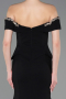 Robe Queue de Poisson Longue Noir ABU5755