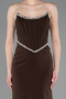 Robe De Soirée Longue Brun ABU5747