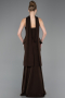 Robe de Soirée Longue Brun ABU5774