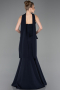 Robe de Soirée Longue Bleu Marine ABU5774