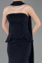 Robe de Soirée Longue Bleu Marine ABU5774