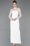 Robe de Soirée Longue Blanc ABK2547