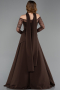 Robe De Soirée Longue Brun ABU5662