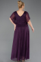 Robe De Soirée Grande Taille Longue Violet ABU5323