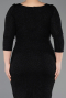 Robe De Invitation Grande Taille Courte Noir ABK2537