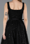 Tenue de Soirée Midi Dantelle Noir ABK2549