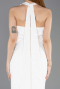 Robe de Cérémonie Midi Blanc ABK2551