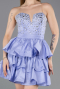 Robe De Soirée Courte Lilas ABK2560