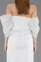 Robe de Cérémonie Courte Blanc ABK2563