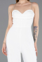 Robe de Cérémonie Longue Blanc ABT137