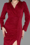 Robe De Soirée Dantelle Longue Rouge Bordeaux ABU5720