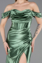Robe De Soirée Longue Menthe ABU3611