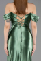 Robe De Soirée Longue Menthe ABU3611