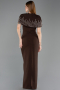 Robe de Soirée Longue Brun ABU5889