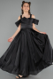 Robe de Soirée Enfants Longue Noir ABU5903
