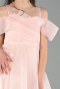Robe de Soirée Enfants Longue Saumon ABU5903