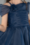 Robe de Soirée Enfants Courte Bleu Marine ABK2566