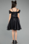 Robe de Soirée Enfants Courte Noir ABK2566