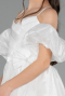 Robe de Soirée Enfants Longue Blanc ABU5912