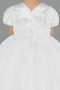Robe de Mariage Pour Enfant Longue Satin Blanc ABG174