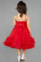 Robe de Soirée Enfants Courte Rouge ABK2568