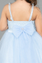 Robe de Soirée Enfants Courte Bleu ABK2567