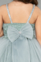 Robe de Soirée Enfants Courte Menthe ABK2567
