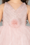Robe de Soirée Enfants Courte Couleur Rose ABK2571