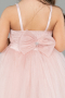 Robe de Soirée Enfants Courte Couleur Rose ABK2571
