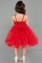 Robe de Soirée Enfants Courte Rouge ABK2571