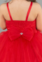 Robe de Soirée Enfants Courte Rouge ABK2571