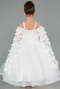 Robe de Mariage Pour Enfant Longue Blanc ABG179