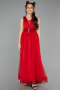 Robe de Soirée Enfants Longue Rouge ABU2447