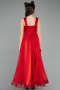 Robe de Soirée Enfants Longue Rouge ABU2447