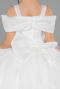 Robe de Mariage Pour Enfant Longue Satin Blanc ABG175