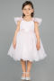 Robe de Soirée Enfants Longue Poudre ABU3722