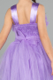 Robe de Soirée Enfants Longue Lilas ABU3909