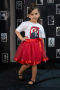 T-shirt Fille Blanc ML4897