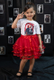 T-shirt Fille Blanc ML4897