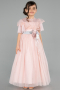 Robe de Soirée Enfants Devant Court Dos Long Poudre ABO103