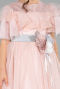 Robe de Soirée Enfants Devant Court Dos Long Poudre ABO103